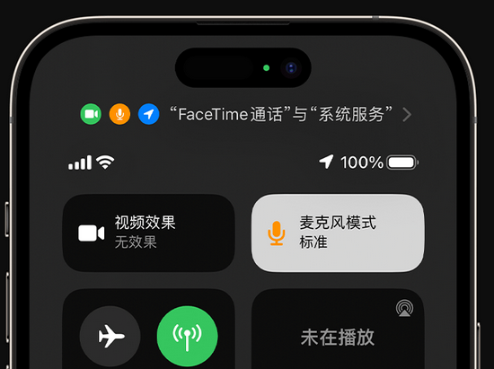 镇宁苹果授权维修网点分享iPhone在通话时让你的声音更清晰 