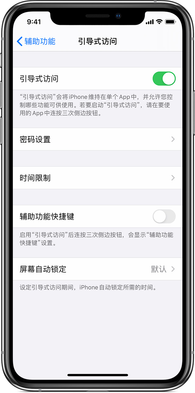 镇宁苹果手机维修分享如何在 iPhone 上退出引导式访问 