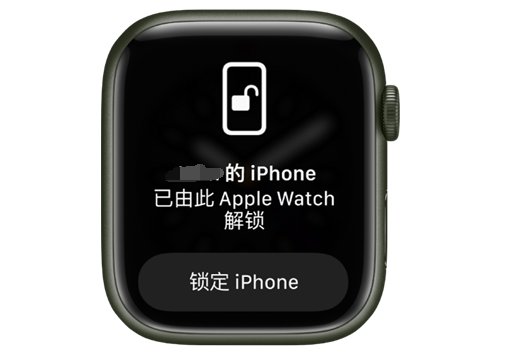 镇宁苹果手机维修分享用 AppleWatch 解锁配备面容 ID 的 iPhone方法 